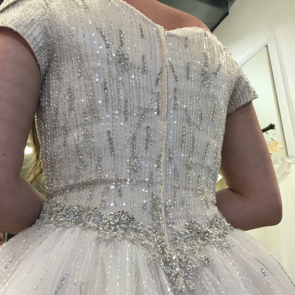 Casablanca 2245 “Sweetpea” Wedding Dress Modest - Picture 3 of 8